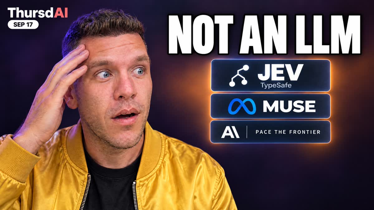 ThursdAI Sep 17, 2026 thumbnail: Jev from TypeSafe is not an LLM