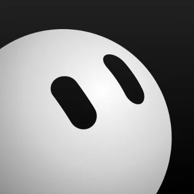 Grok Bot: a round white character with two eyes